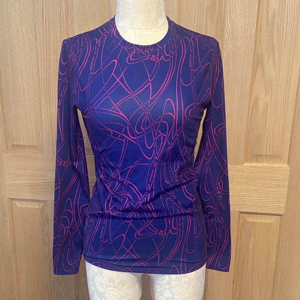 C9 by Champion Women's Long Sleeve Top - Purple with Pink Accents